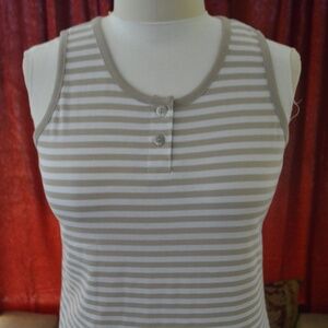 Striped Henley Tank - American Weekend - L